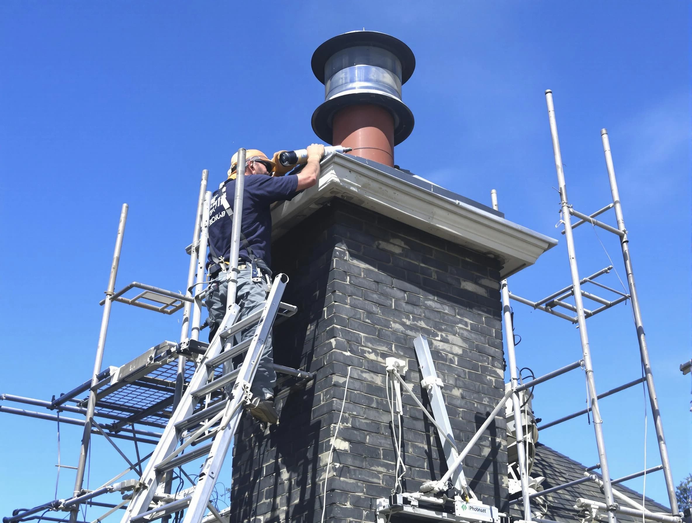 Sturdy chimney crown finished by Oklahoma City Chimney Sweep in Oklahoma City, OK