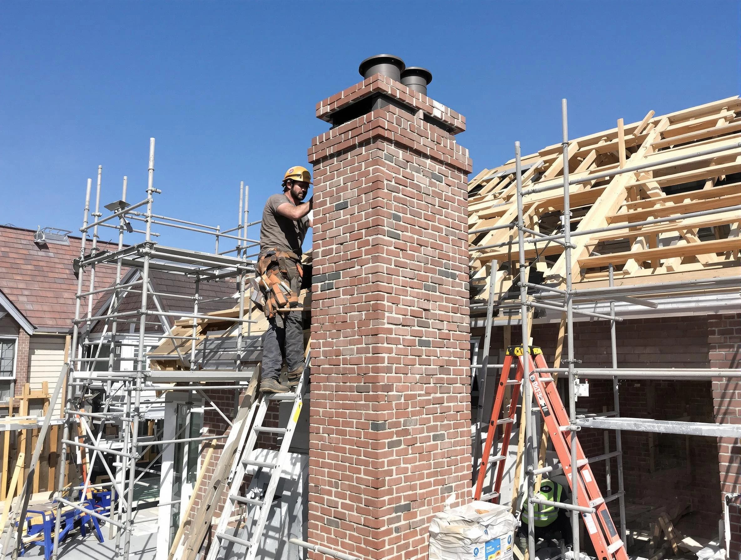 New chimney installation completed by Oklahoma City Chimney Sweep in Oklahoma City, OK