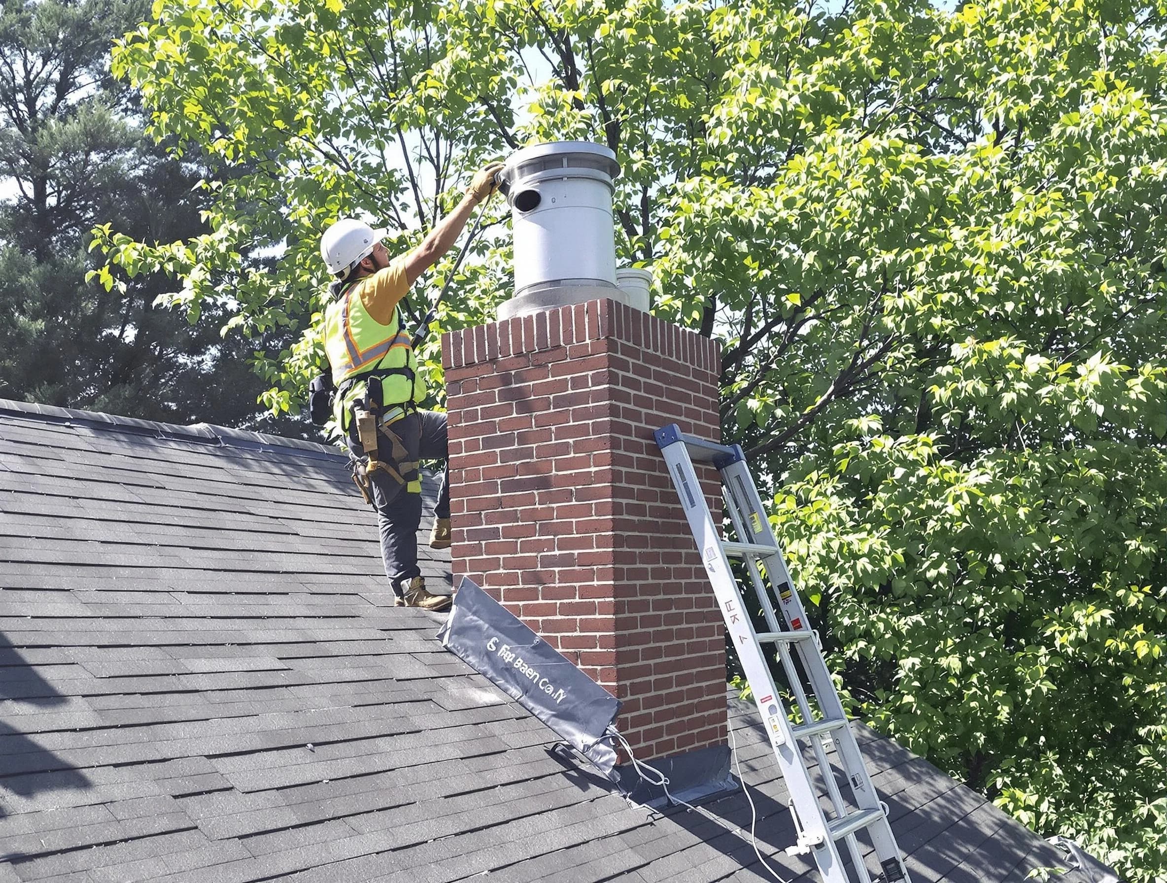 Chimney liner inspection by Oklahoma City Chimney Sweep in Oklahoma City, OK