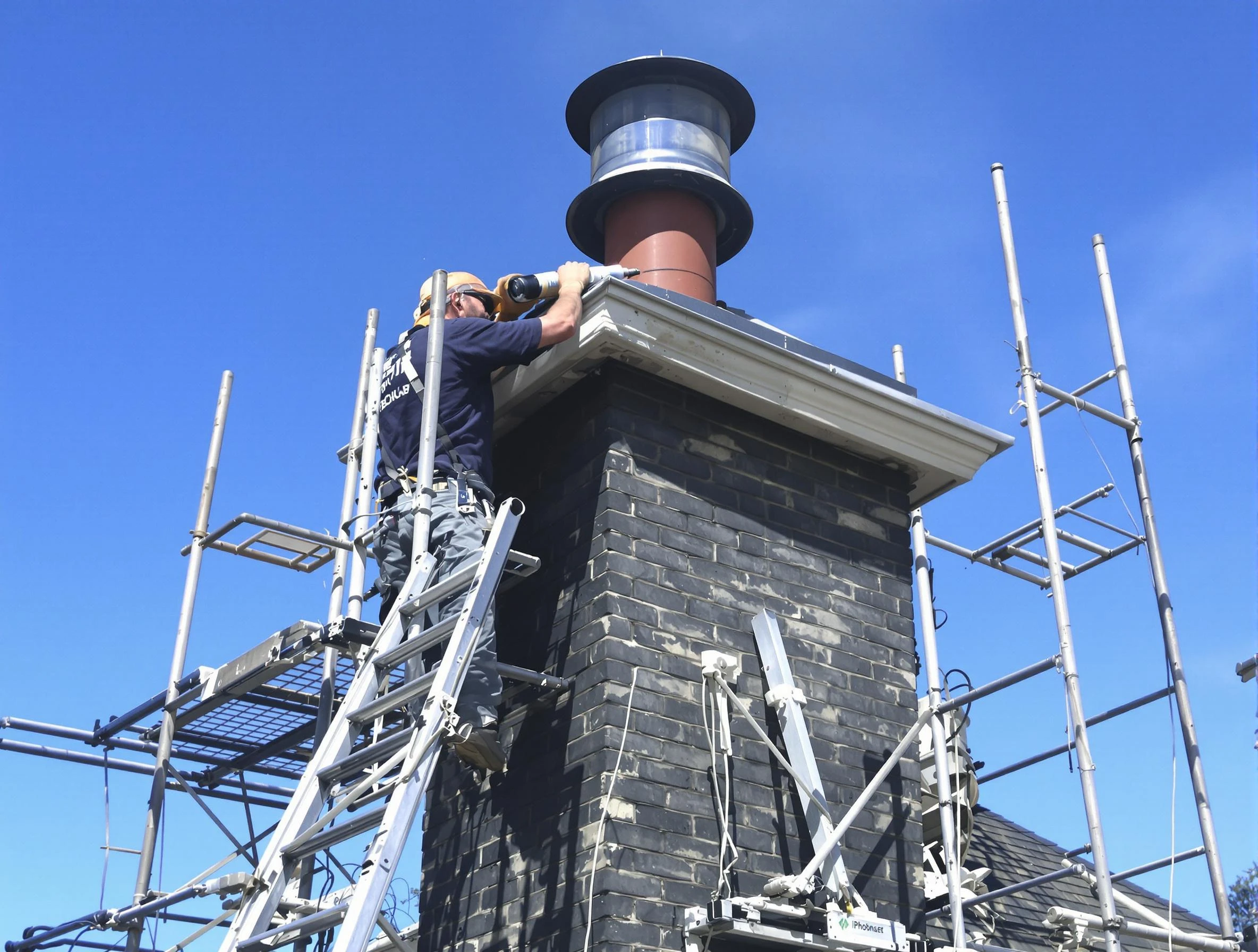 Sturdy chimney crown finished by Oklahoma City Chimney Sweep in Oklahoma City, OK